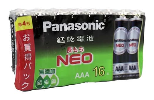國際牌碳鋅電池4號16入 #62139261