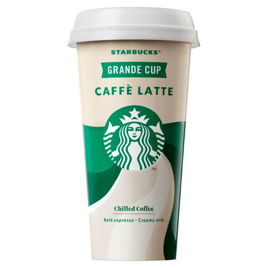 Starbucks Caffè Latte, Grande Cup Chilled Coffee (330ml)