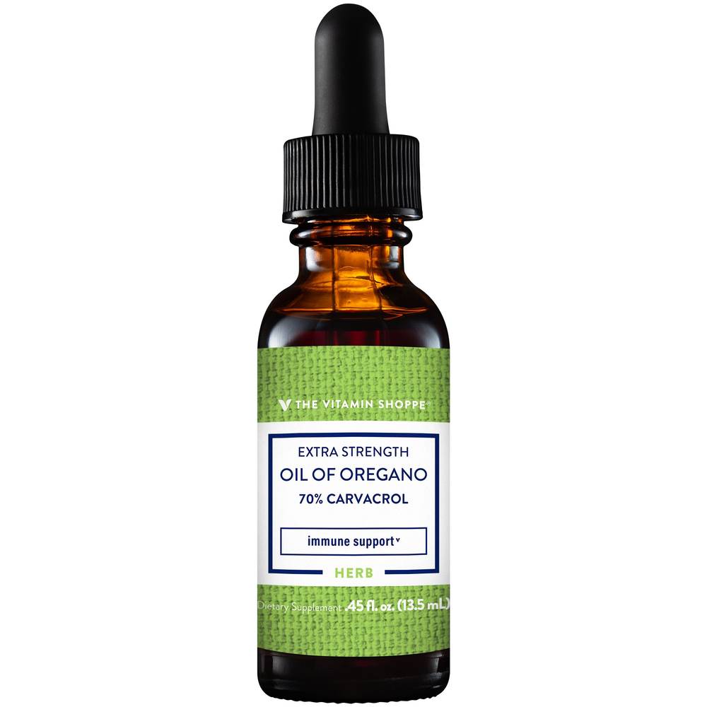 The Vitamin Shoppe Extra Strength Oil Of Oregano For Immune Support