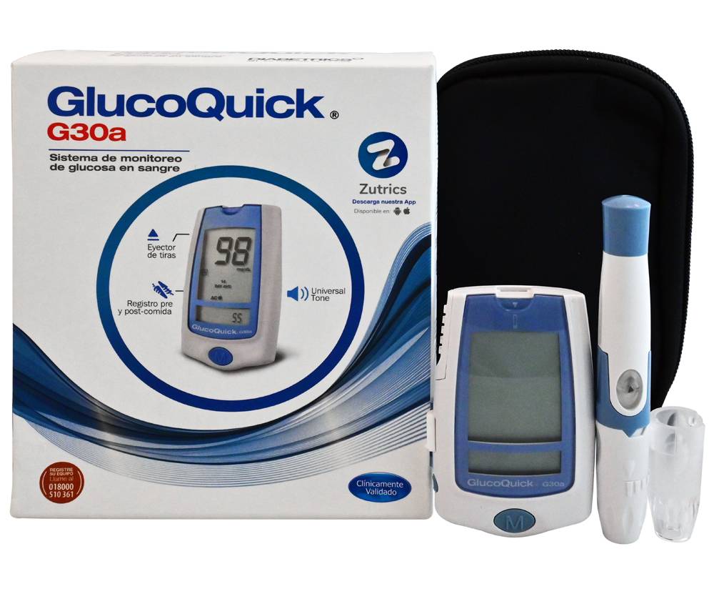 GLUCOQUICK GLUCOMETRO G30A CAJ*1