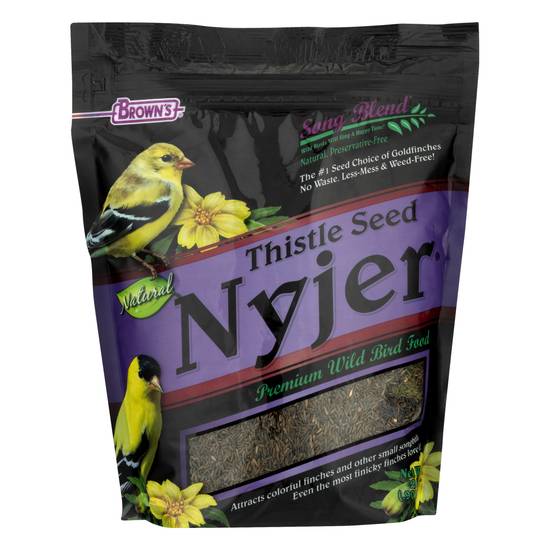 Nyjer Thistle Seed Song Blend Premium Wild Bird Food