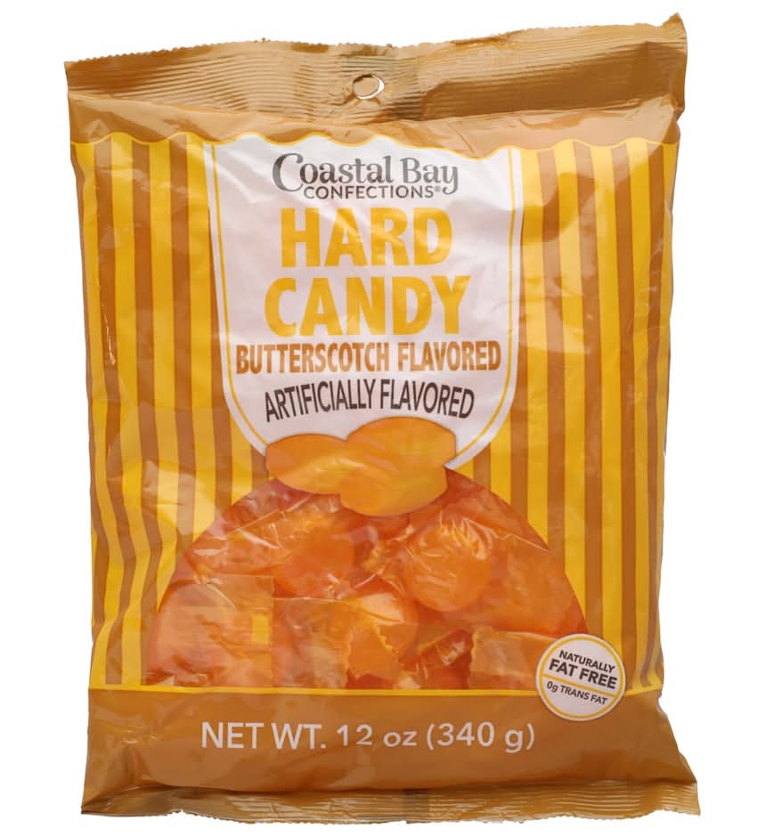 Coastal Bay Confections Hard Candies, Butterscotch (12 oz)