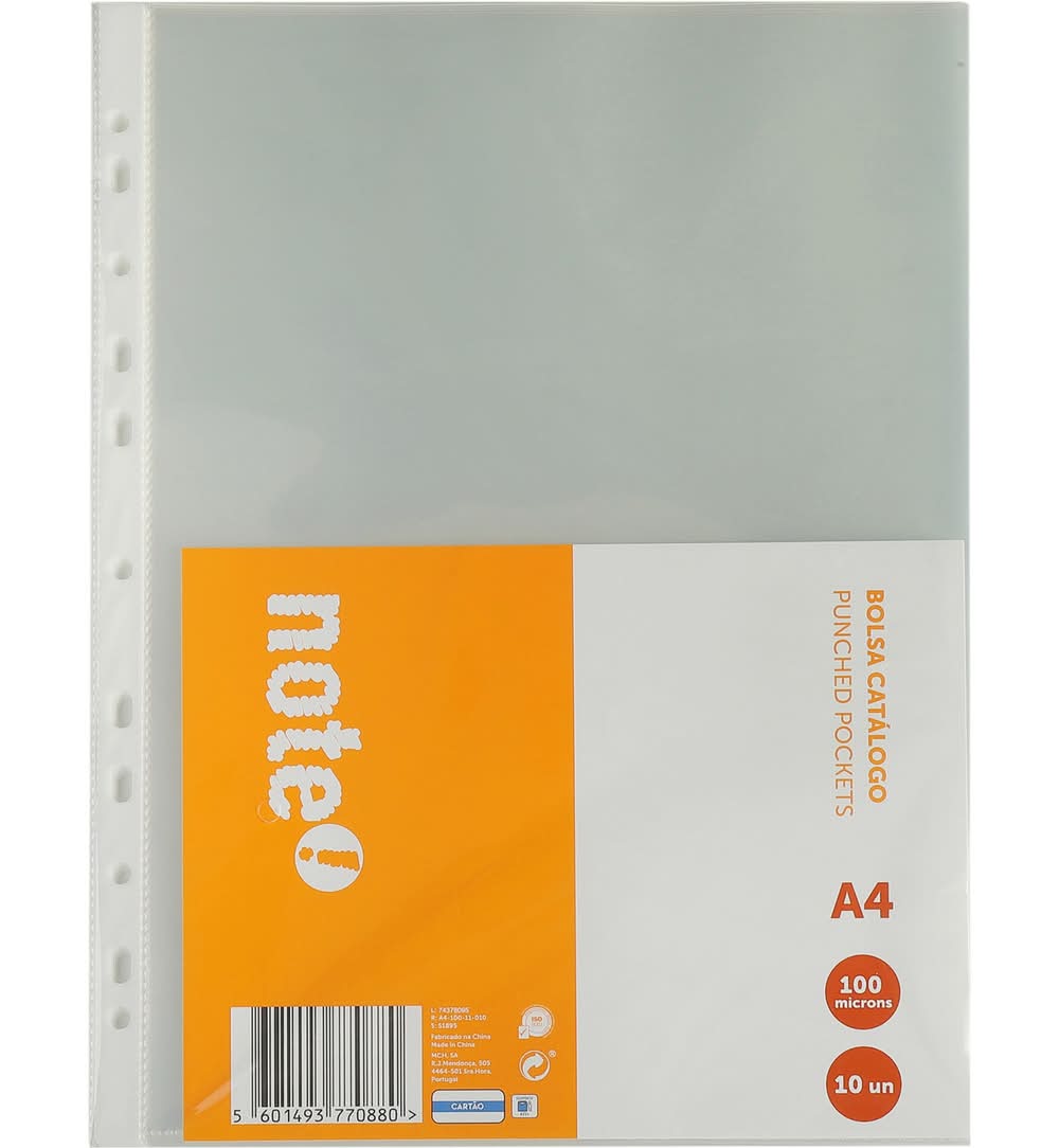 Bolsa Catálogo 100Microns 10 Unidades Note!