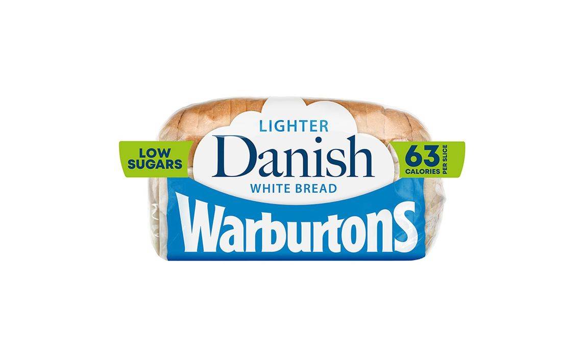 Warburtons Danish Lighter White Bread 400g (850410)