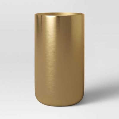 Threshold Brass Vase, S, Gold