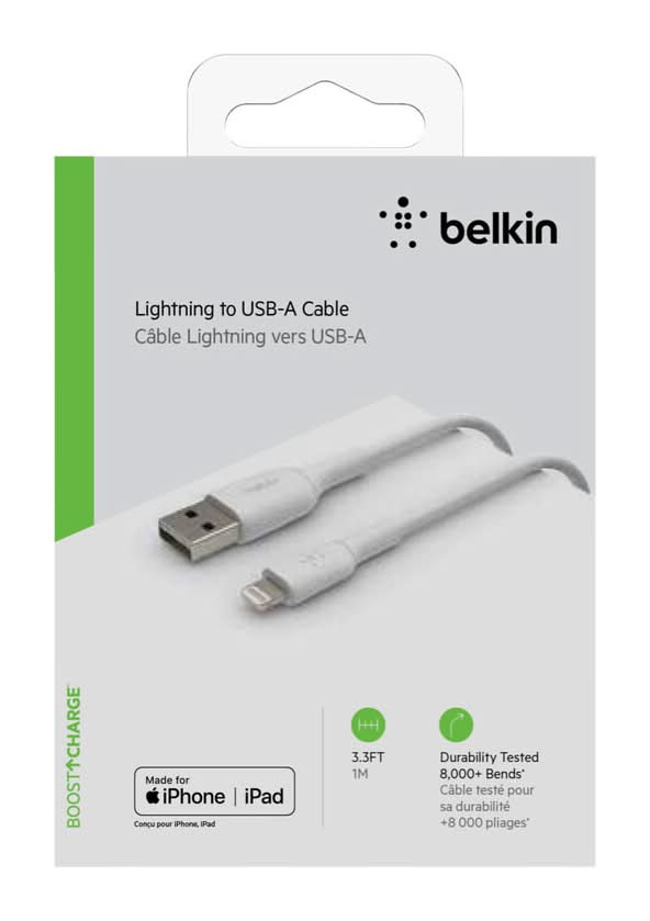 Belkin White Usb-A Cable 