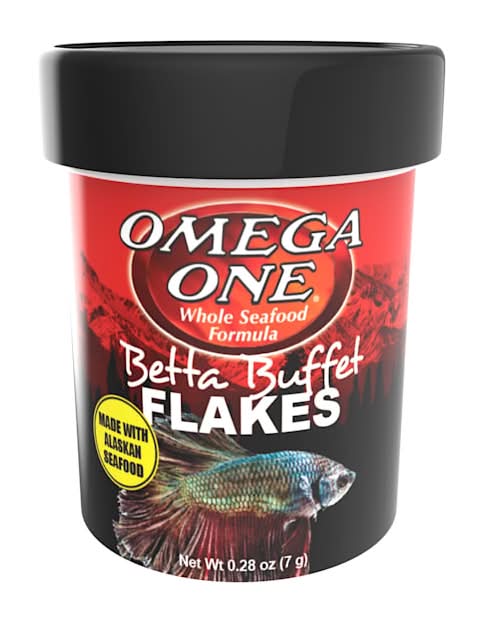 Omega One Betta Buffet Flakes Fish Food (0.28 oz)