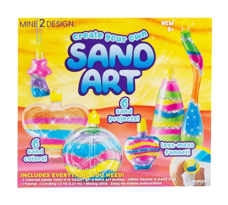 Mine 2 Design Create Your Own Sand Art Kit 6+ Years (17.18 oz)