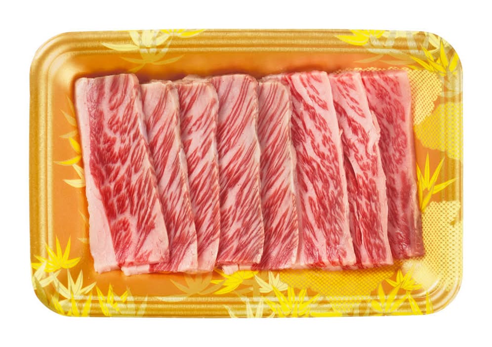 牛ばらカルビ焼肉用(交雑種) 100G