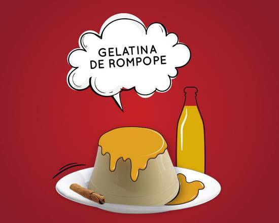 Gelatina de rompope