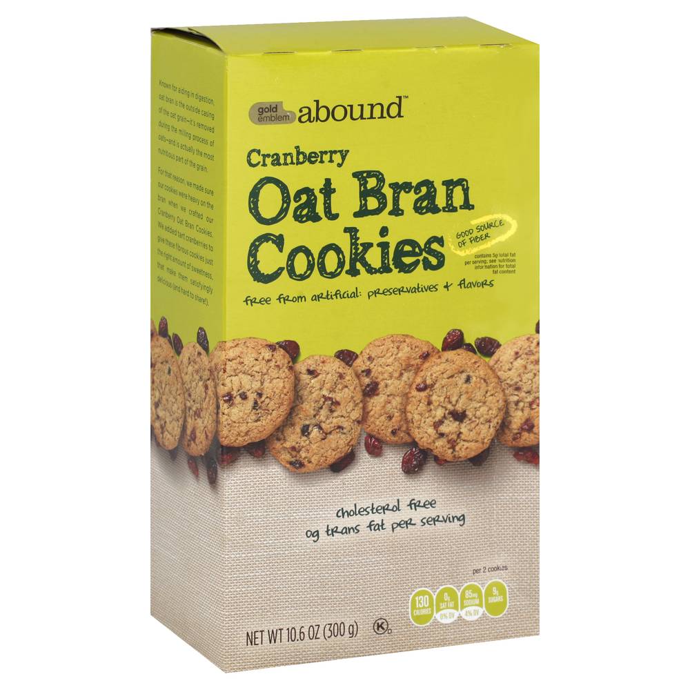 Gold Emblem Cranberry Oat Bran Cookies (10.6 oz)