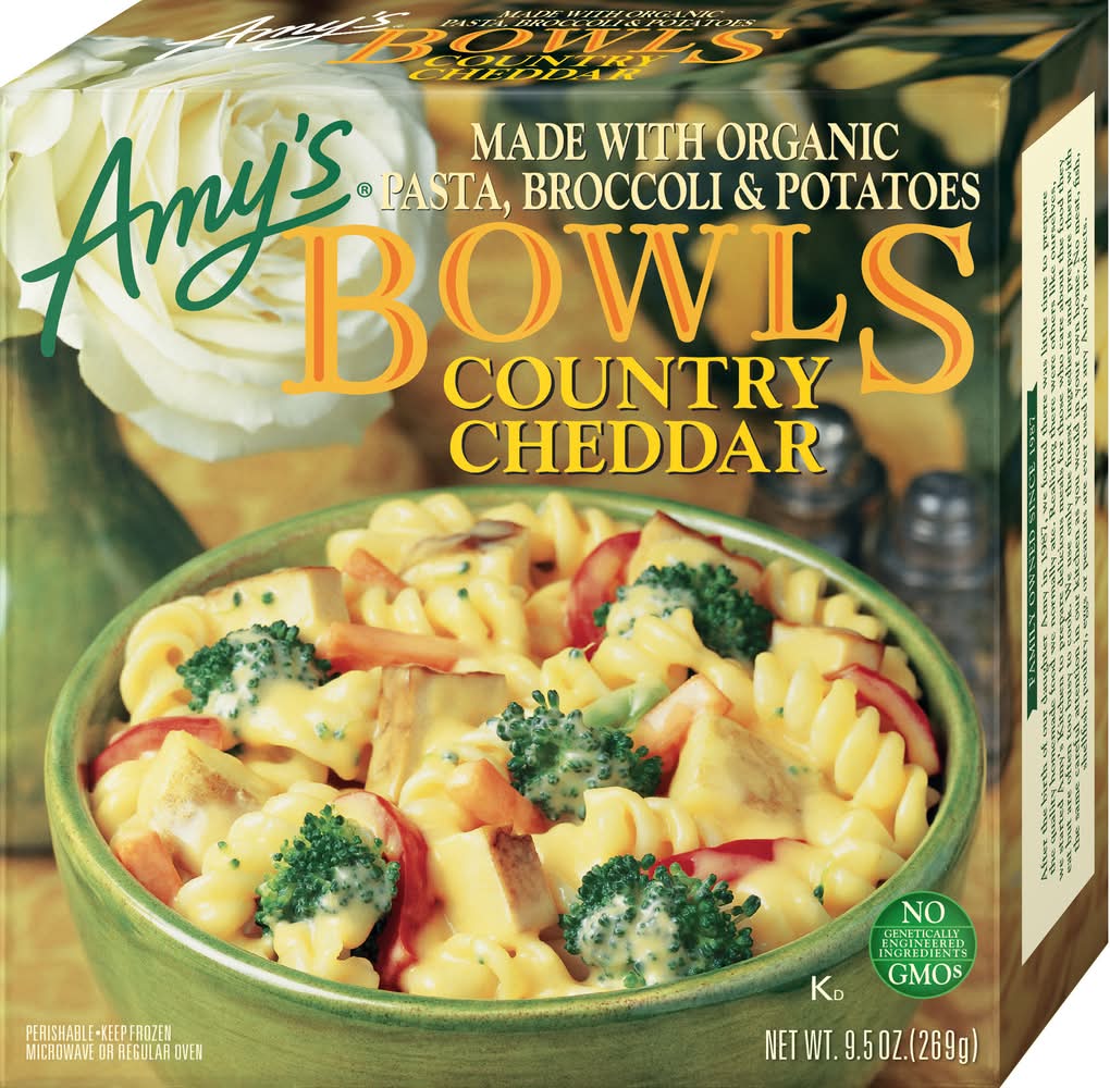 Amy's Organic Country Cheddar Bowl, Pasta, Broccoli & Potato (9.5 oz)