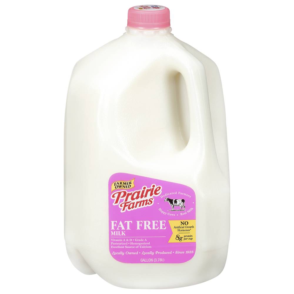 Prairie Farms Fat Free Milk (3.78 L)