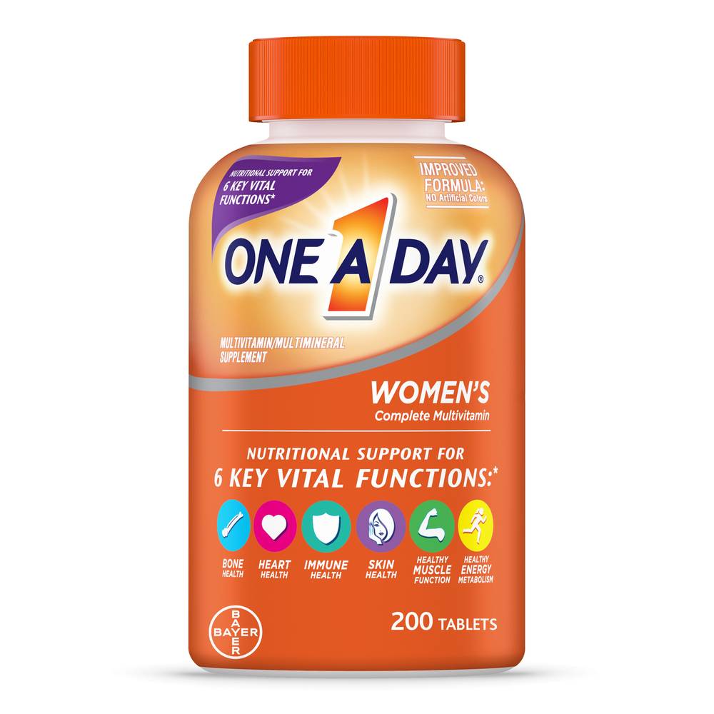 One A Day Women's Multivitamin Tablets, 200 CT