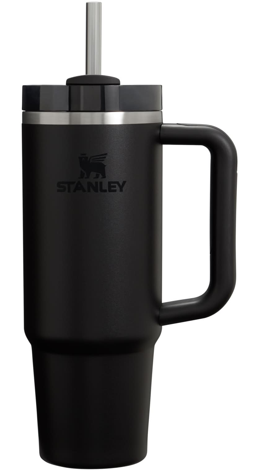 Stanley Quencher H2.0 Flowstate Tumbler 30 -fl oz Stainless steel Insulated Water bottle - BLACK