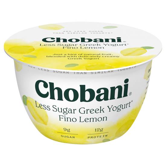 Chobani Fino Lemon Greek Yogurt