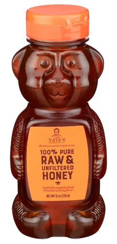 Nature Nate's 100% Pure Raw & Unfiltered Honey