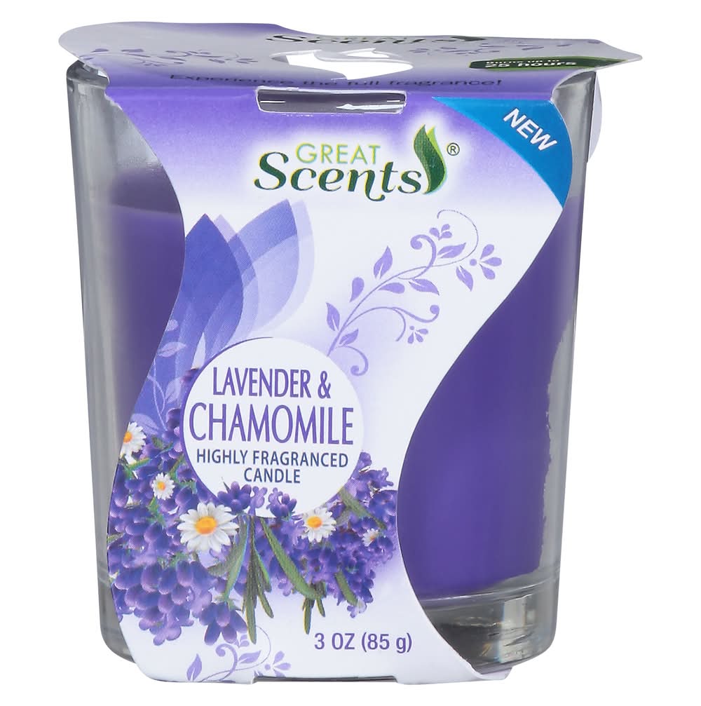 Great Scents Lavender & Chamomile Candle (3 oz)