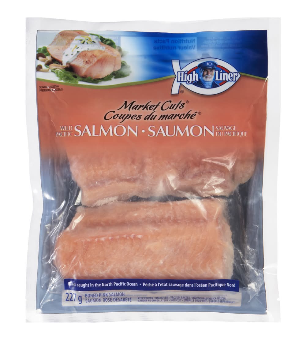 High liner saumon sauvage du pacifique désossé - boned wild pacific salmon