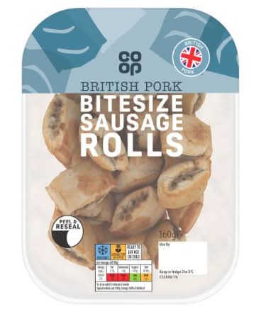 Co-op Bitesize Sausage Rolls 160G