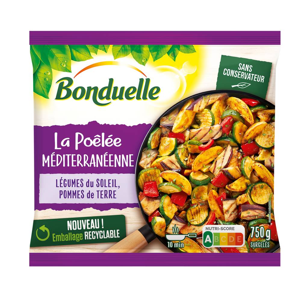 Bonduelle - Poêlée méditerranéenne aux légumes du soleil (750g)