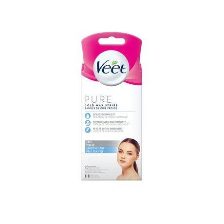 Veet Pure Cold Wax Strips For Face (250 g)