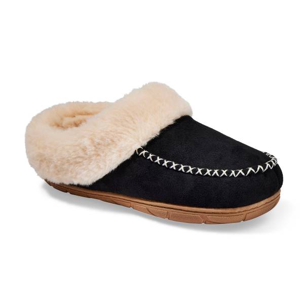 Falls Creek Women's Slipper Skylar, Black, SizeM