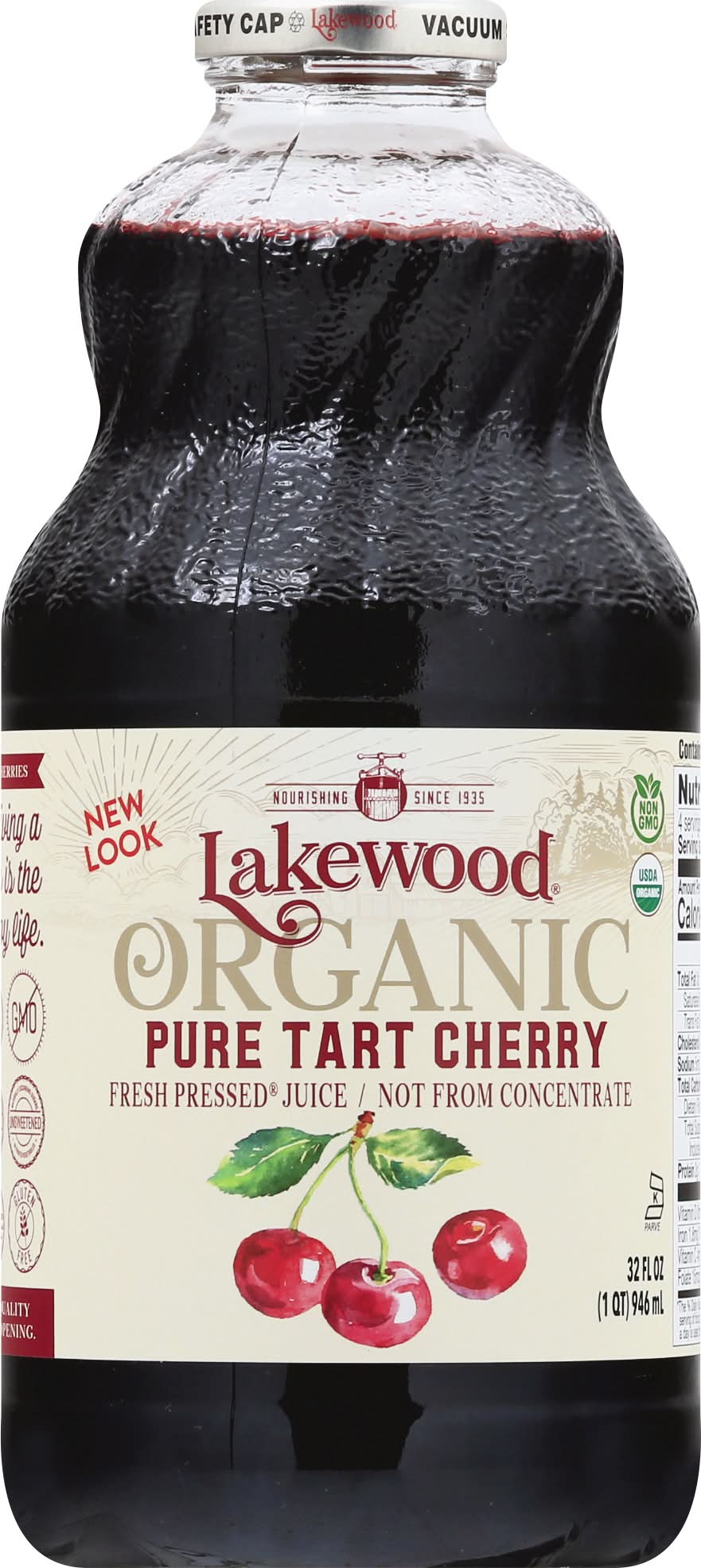 Lakewood Organic Pure Tart Cherry Juice (32 fl oz)