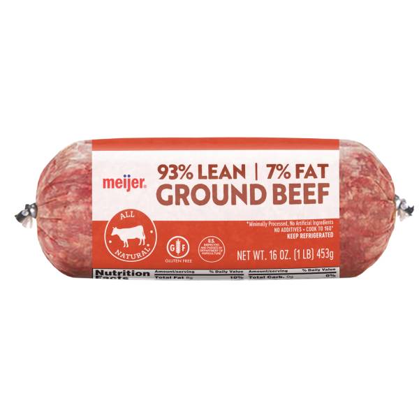 Meijer 93/7 Ground Beef (1lb)