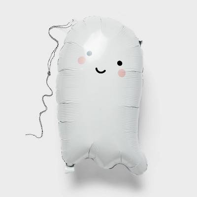 Halloween 1ct White Ghost Foil Balloon - Spritz™