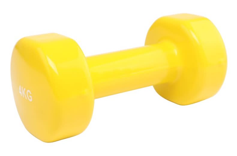 Radost · Mancuerna vinilo amarillo (4 kg)