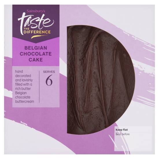 Sainsbury's Taste the Difference Chocolate Cake (395g)