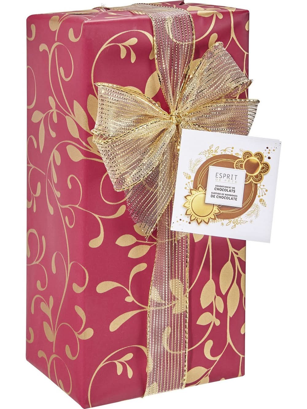 Esprit de Fête - Assortiment de chocolats au lait et noissettes (20)