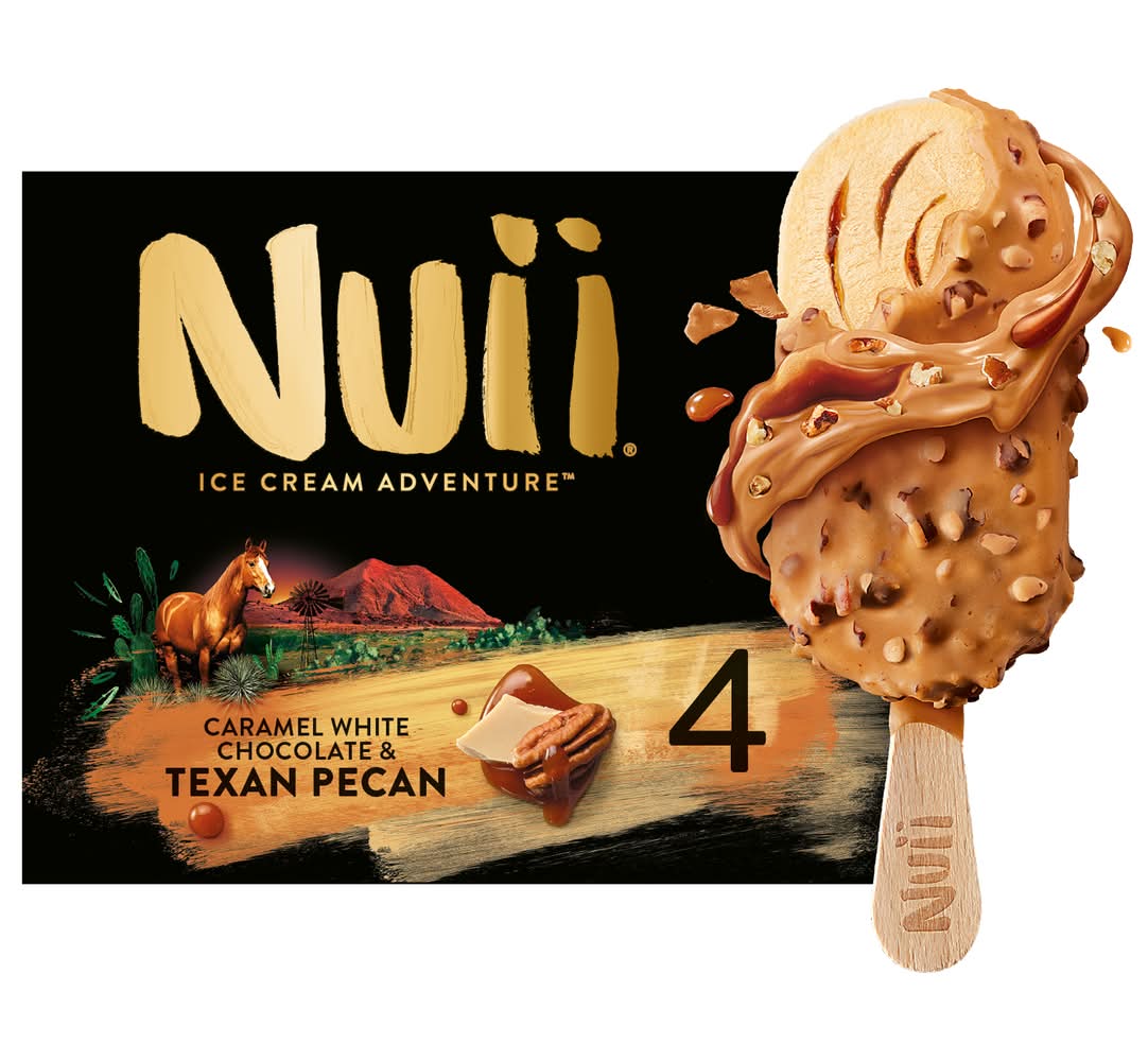 Crème glacée bâtonnets à la vanille avec sauce au caramel (4)
