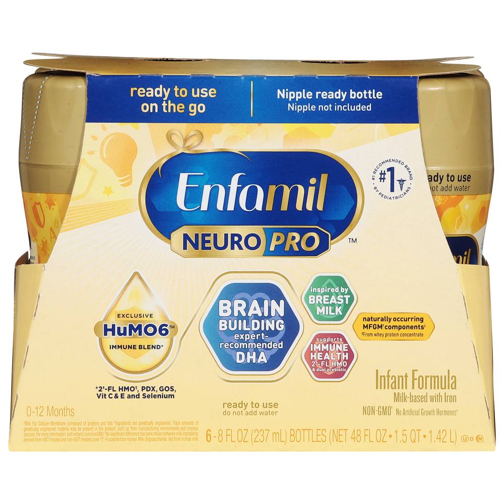 Enfamil Neuropro Infant 0-12 Months Milk-Based Formula (6 ct)