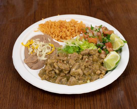 Chile Verde Plate
