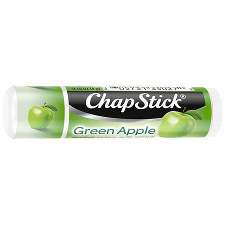 Chapstick Green Apple Flavored Lip Balm Stick