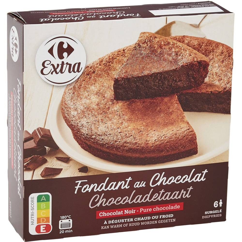 Carrefour Extra - Gâteau chocolat noir (450g)