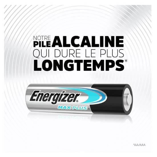 Energizer - Piles alcalines max plus (4 pièces)