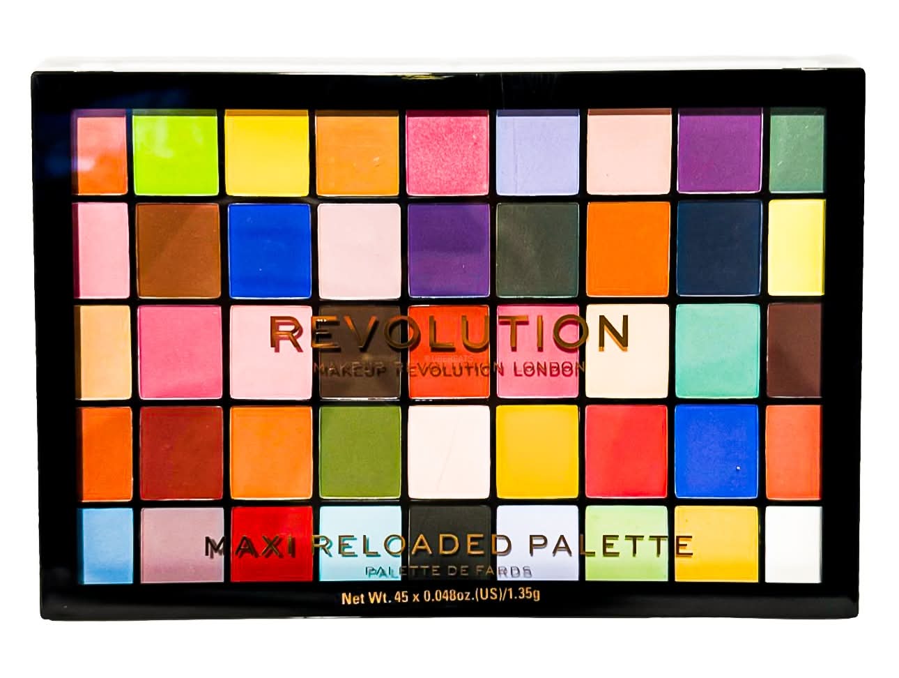 Makeup Revolution Maxi Reloaded Eyeshadow Palette, Monster Mattes (0.04 oz)