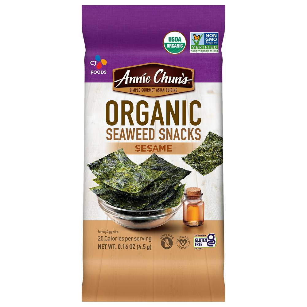 Annie Chun's Organic Sesame Seaweed Snacks (0.2 oz)