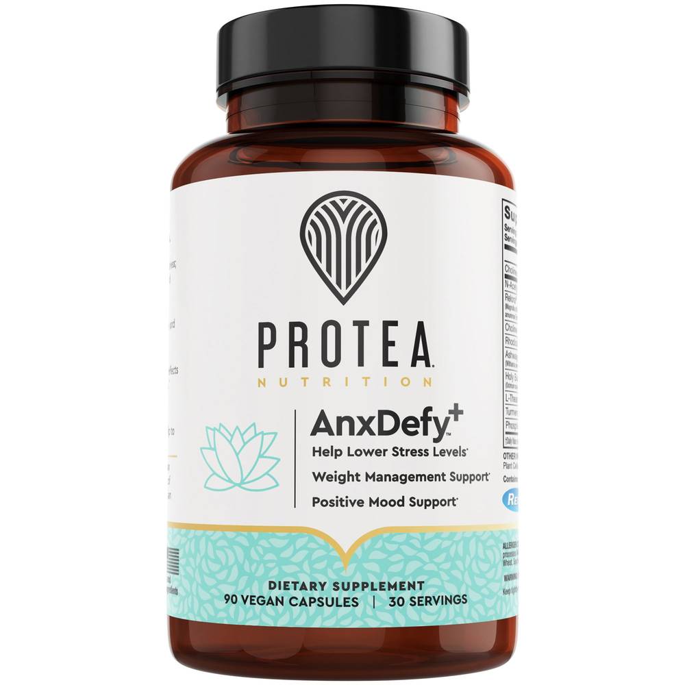 Anxdefy+ For Stress & Weight Management Support (90 Capsules)