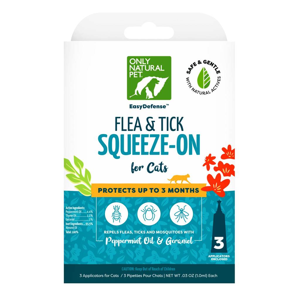 Only Natural Pet Flea and Tick Prevention For Cats