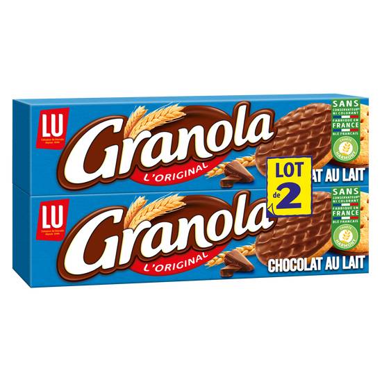 Lu - Granola chocolat au lait (2 pièces)
