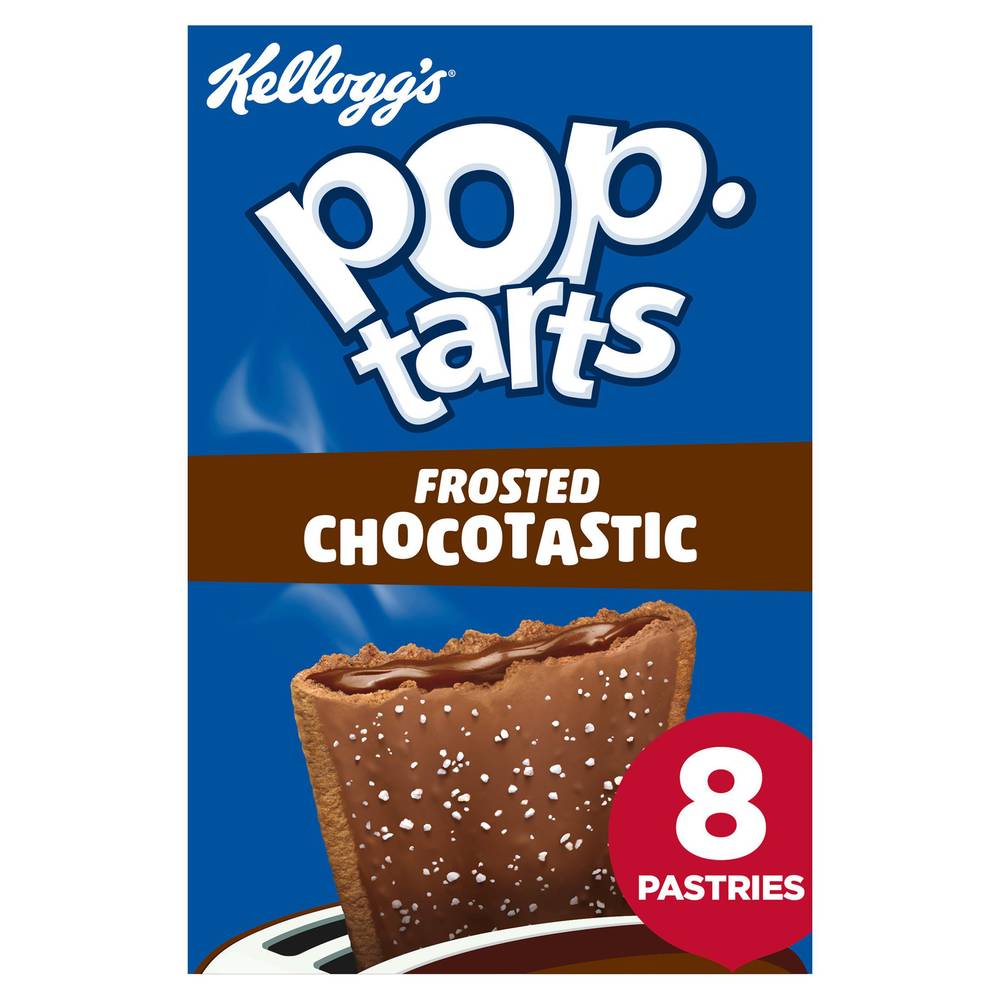 Kellogg's Pop-Tarts Choctastic Breakfast Pastry Snack 8x48g