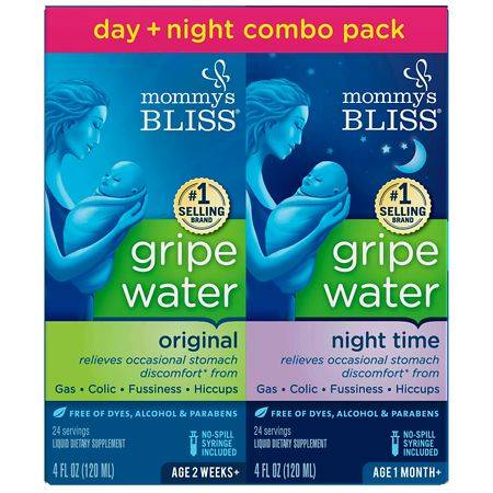 Mommy's Bliss Gripe Water Day + Night Combo pack