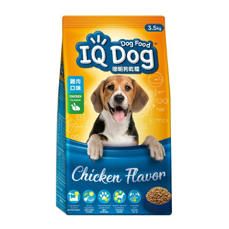 IQ DOG聰明狗乾糧雞肉口味3.5KG#258566
