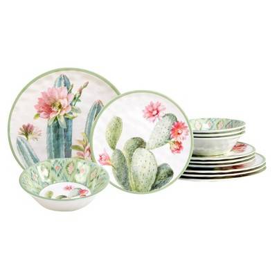 12pc Desert Beauty Melamine Dinnerware Set - Certified International