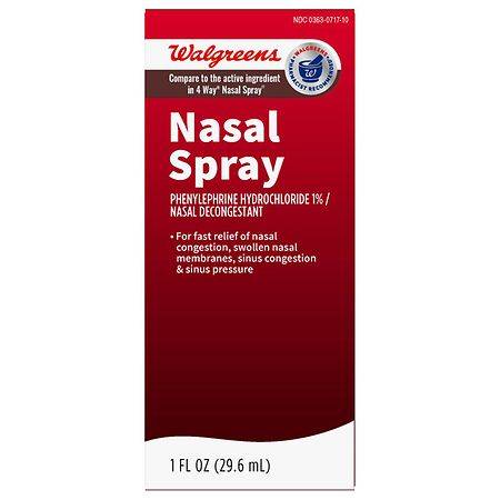 Walgreens Wal-Four Phenylephrine Hydrochloride Nasal Spray