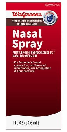 Walgreens Wal-Four Phenylephrine Hydrochloride Nasal Spray (1 fl oz)